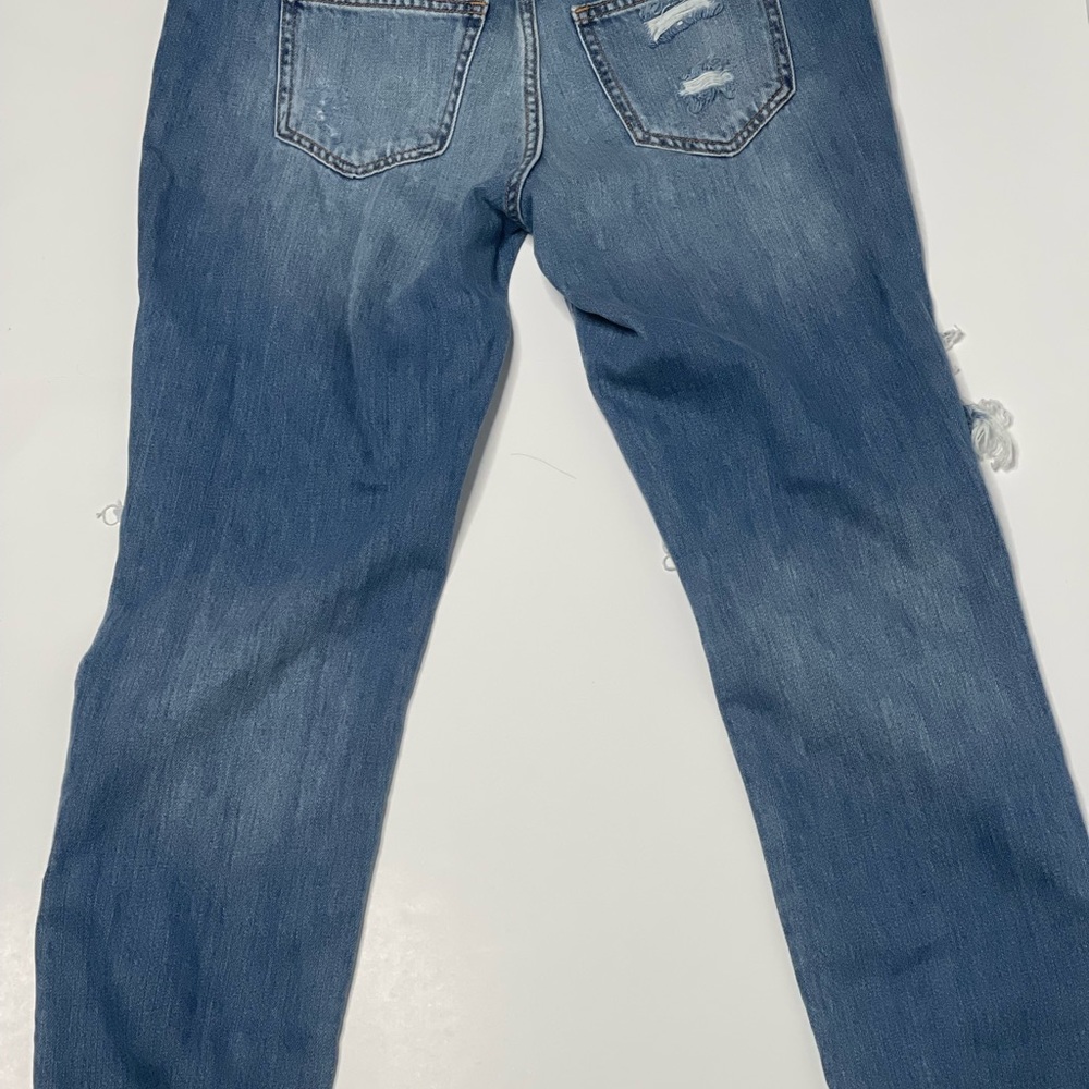 Fashion nova Jax distressed jeans sz 1 - Picture 3 of 4